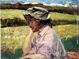 Distant Thoughts Paintings - Lost in Thought by James Carroll Beckwith